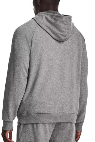 Sweat polaire à capuche - Gris chiné