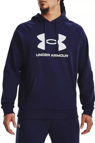 Sweat polaire à capuche - Bleu foncé