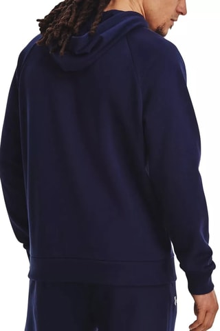 Sweat polaire à capuche - Bleu foncé