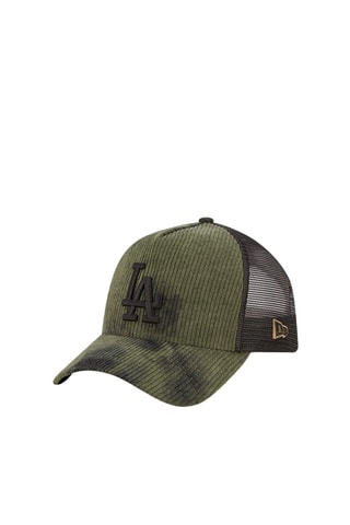 Casquette en velours tie and dye Los Angeles Dodgers - Vert foncé et noir