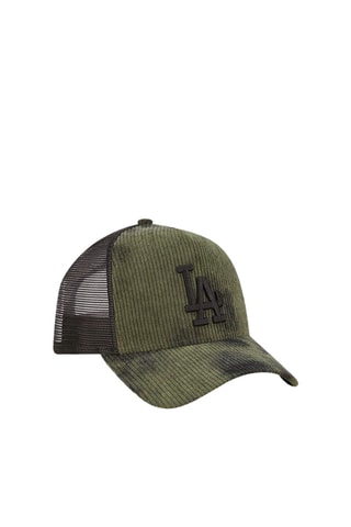 Casquette en velours tie and dye Los Angeles Dodgers - Vert foncé et noir