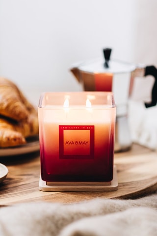 Candela profumata Croissant au lit - Nocciola, zucchero bruno e vaniglia