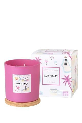 Maxi candela profumata Dominican Republic - Fave di Tonka, noce di cocco e orchidea