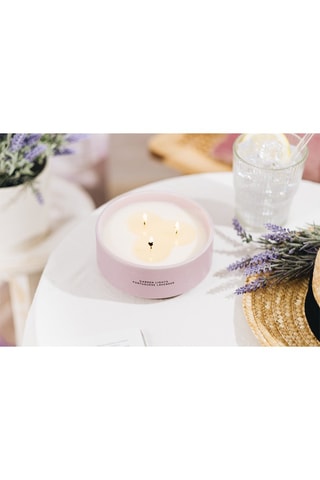 Maxi candela profumata in ceramica - Legno di sandalo, lavanda e arancio 