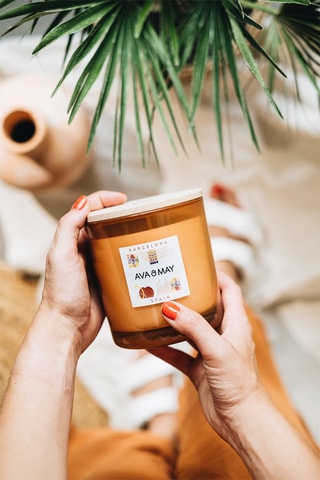 Maxi candela profumata Barcelone - Lampone