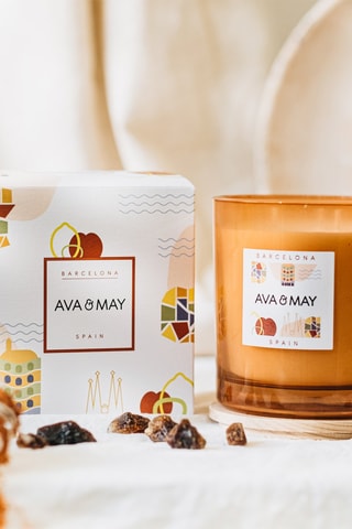 Maxi candela profumata Barcelone - Lampone