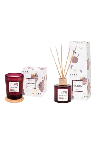 Candela profumata Pinot Cassis e diffusore di profumo Fruité