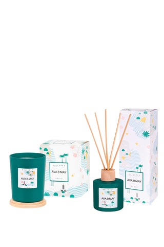 Candela profumata e diffusore di profumo Majorque - Avocado