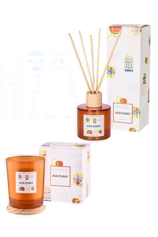 Candela profumata e diffusore di profumo Barcelone - Lampone