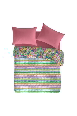 Housse de couette en coton 57 fils/cm² Lola - Multicolore