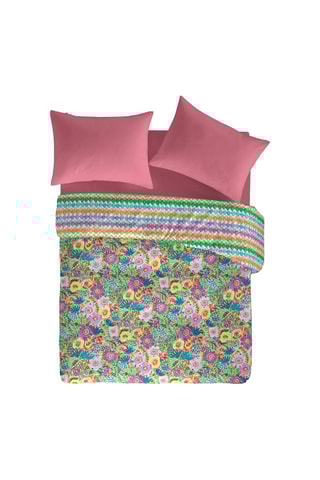 Housse de couette en coton 57 fils/cm² Lola - Multicolore