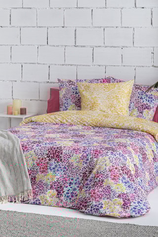 Housse de couette en coton 57 fils/cm² Kasai A-B - Multicolore