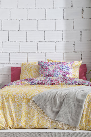 Housse de couette en coton 57 fils/cm² Kasai A-B - Multicolore