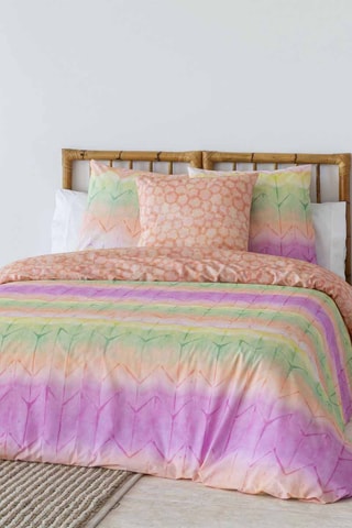 Housse de couette en coton 57 fils/cm² Mika - Multicolore