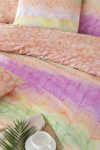 Housse de couette en coton 57 fils/cm² Mika - Multicolore