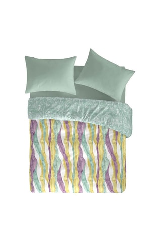 Housse de couette en coton 57 fils/cm² Wave - Multicolore
