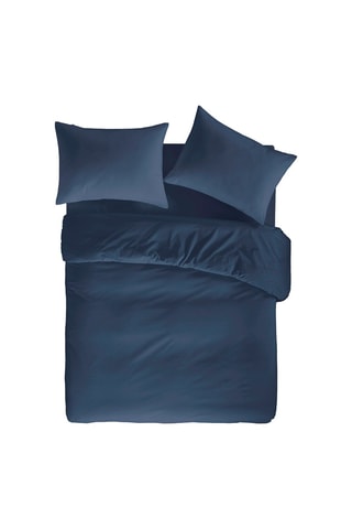 Housse de couette en coton 57 fils/cm² Casual - Bleu marine