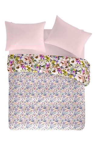 Housse de couette en coton 57 fils/cm² Poésie - Multicolore