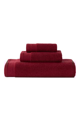 3 serviettes Living - Rouge