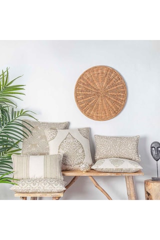 2 housses de coussin Manacor Morris - Beige - 30 x 50 cm