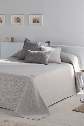Couvre lit Paines - Gris clair