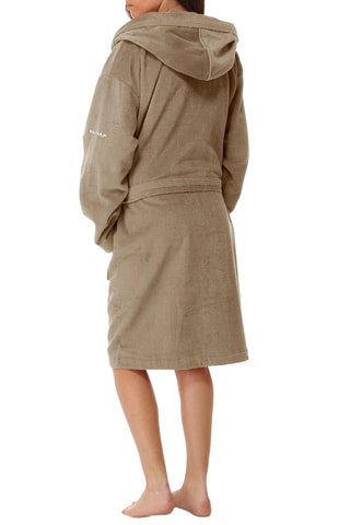 Peignoir en velours - Marron