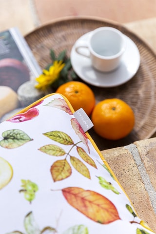 2 coussins en coton 57 fils/cm² Sella - Multicolore - 50 x 50 cm