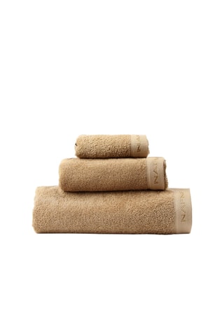 3 serviettes - Marron clair