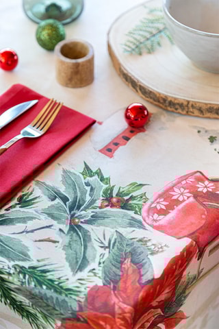 Nappe Chamonix Vert et rouge