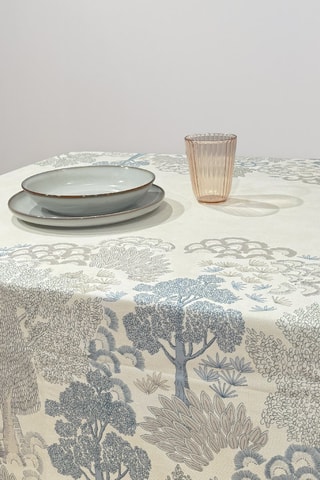 Nappe Twister Forest - Beige et gris
