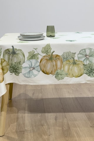 Nappe Twister Pumpkin - Ecru et orange