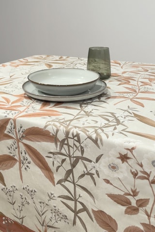 Nappe Twister Billings - Ecru et marron