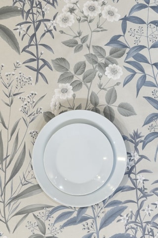 Nappe Twister Billings - Ecru et bleu