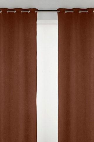 Rideau Mélanie - Marron - 140 x 270 cm
