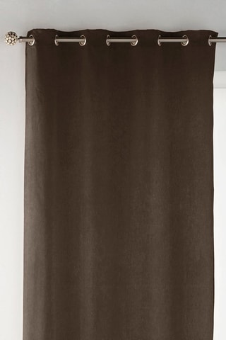 Rideau Mélanie - Chocolat - 140 x 270 cm