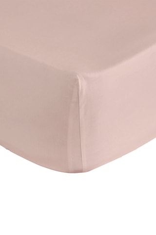 Drap-housse en coton 57 fils/cm² Casual - Rose