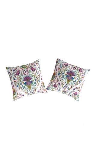 2 taies d'oreiller en coton 57 fils/cm² Shire - Multicolore