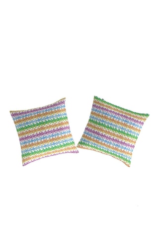 2 taies d'oreiller Lola Multicolore - 57 fils/cm²