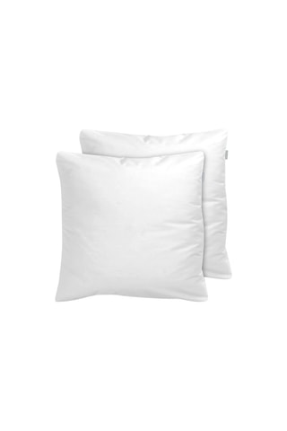 2 taies d'oreiller Casual en coton 57 fils/cm² - Blanc