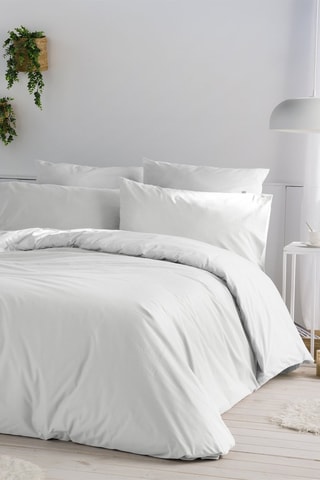 Housse de couette en coton 57 fils/cm² Casual - Blanc