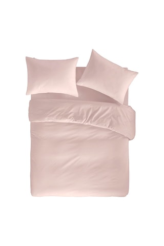 Housse de couette en coton 57 fils/cm² Casual - Rose clair