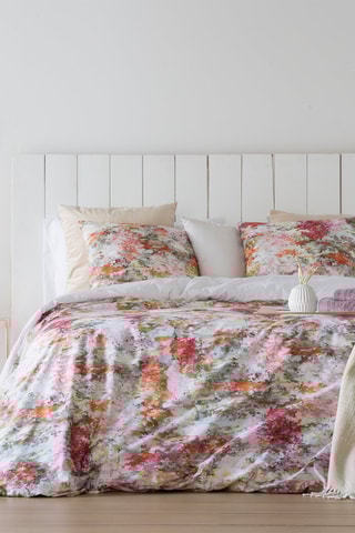 Housse de couette en coton 57 fils/cm² Baciu - Rose