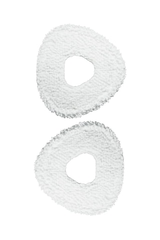 2 esfregonas em microfibra para aspirador Narwal - Branco
