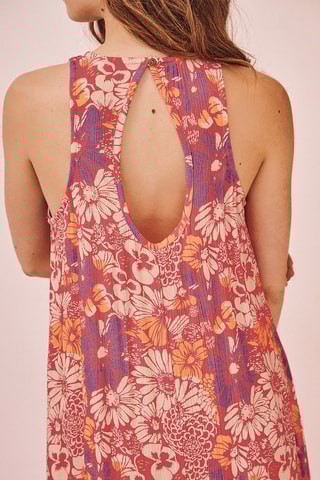 Abito lungo Klaew - Fucsia