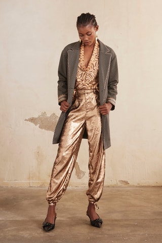 Veste longue Nani - Noir