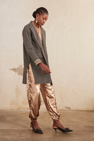 Veste longue Nani - Noir