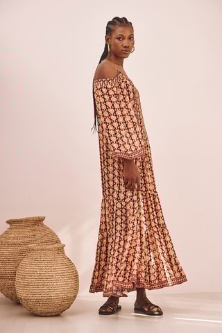 Abito lungo Yana - Nero