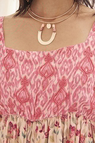 Abito taglio dritto Nix - Rosa