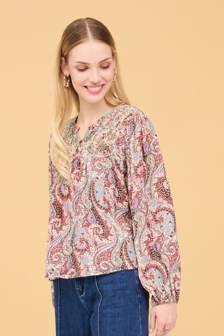 Blusa Uga - Bordeaux