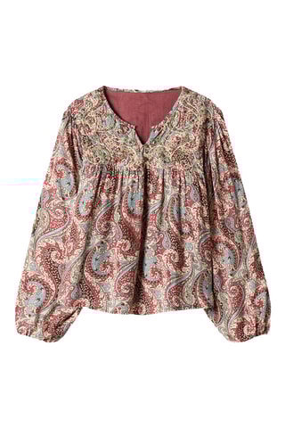 Blusa Uga - Bordeaux